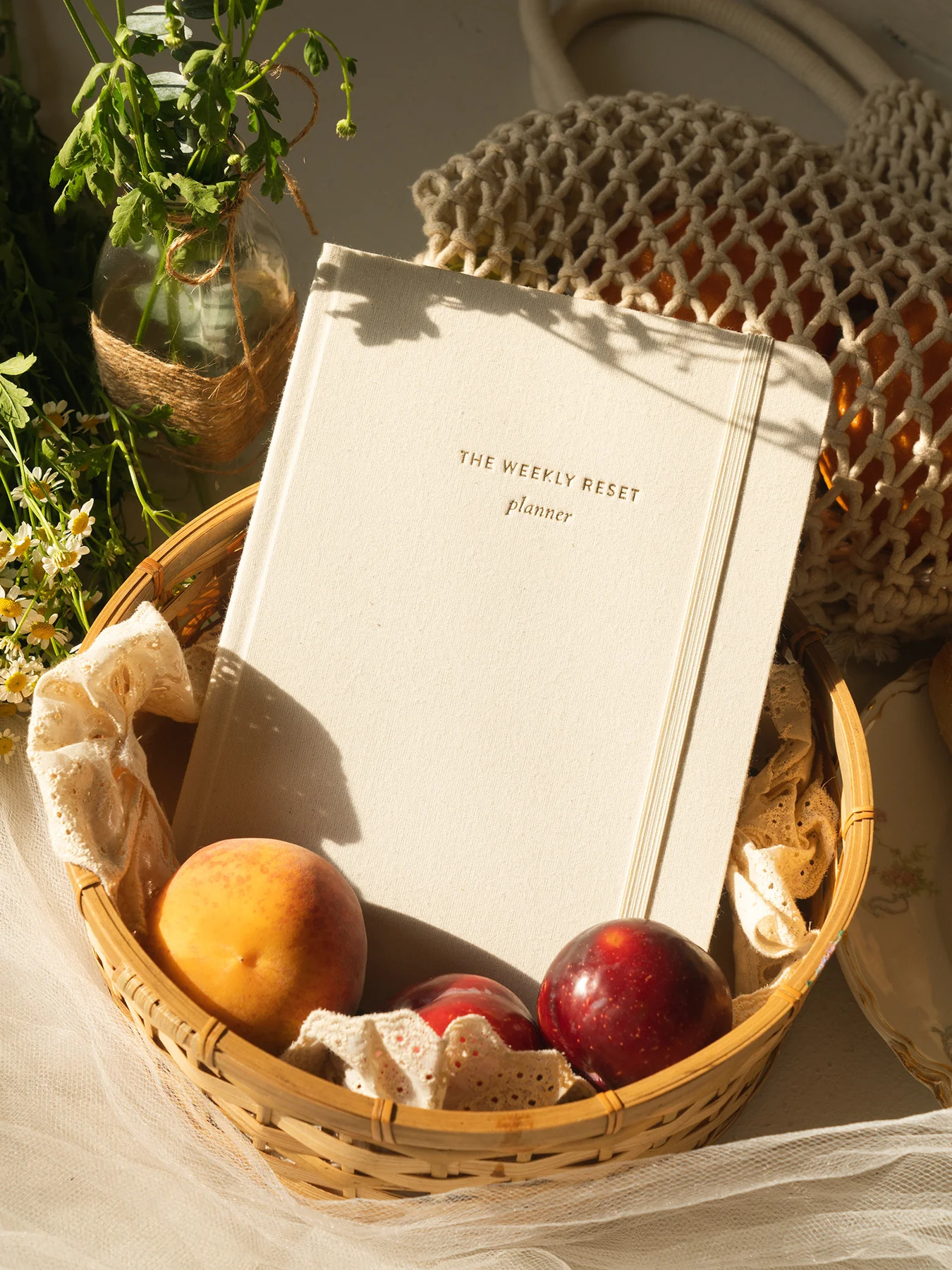 The front of Lavendaire's Weekly Reset Planner