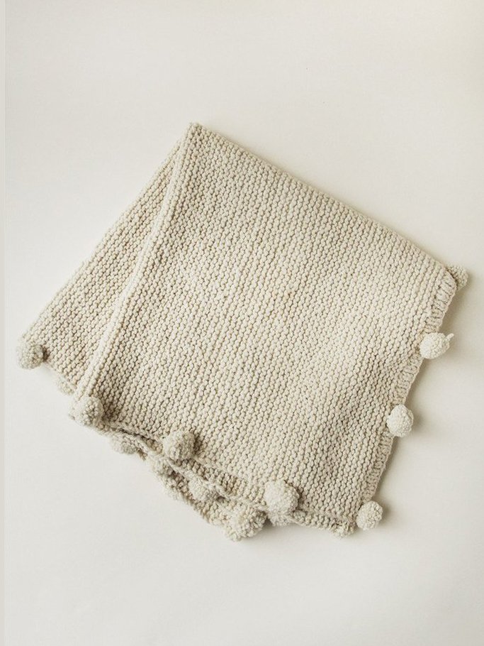 Pom Pom Knit Throw - Indego Africa.jpg