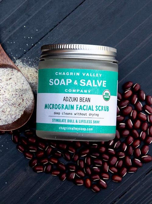 The Best Exfoliating Face Scrubs: Chagrin Valley's Adzuki Bean Micrograin Facial Scrub