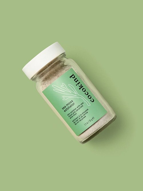 Exfoliating Face Scrubs: cocokind's sea moss exfoliator