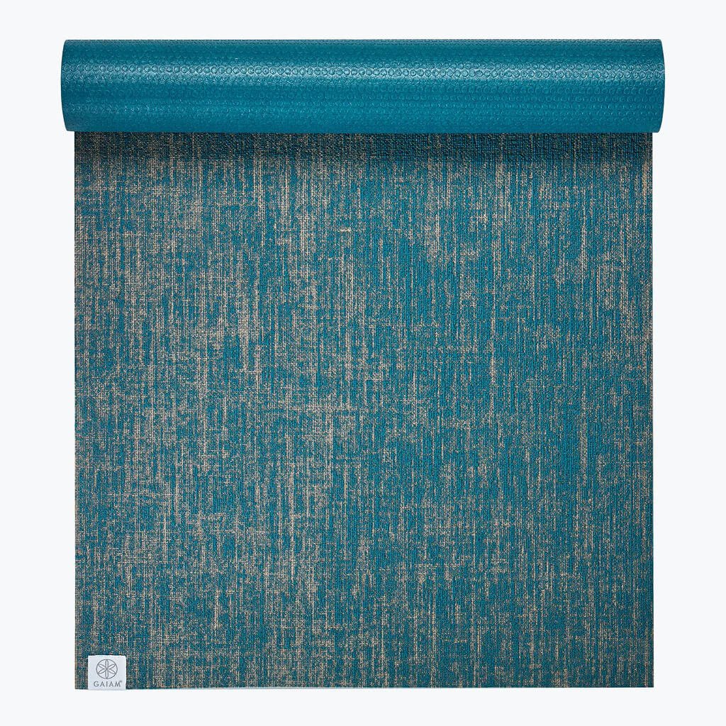 A GAIAM yoga mat. 