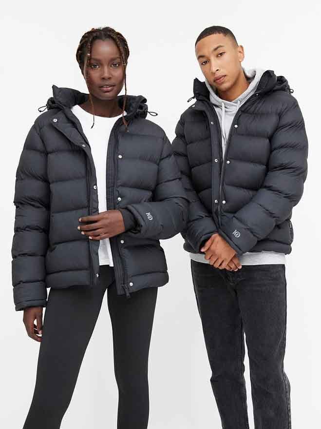 Tentree Black Puffer Jackets