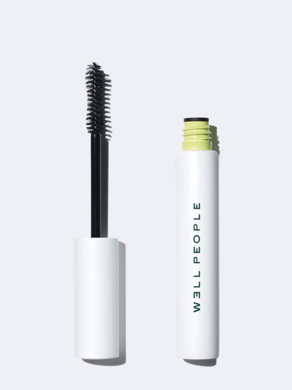 A product shot of Well People mascara. 