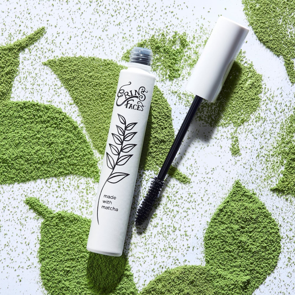 A product shot of Erin's Faces mascara. 