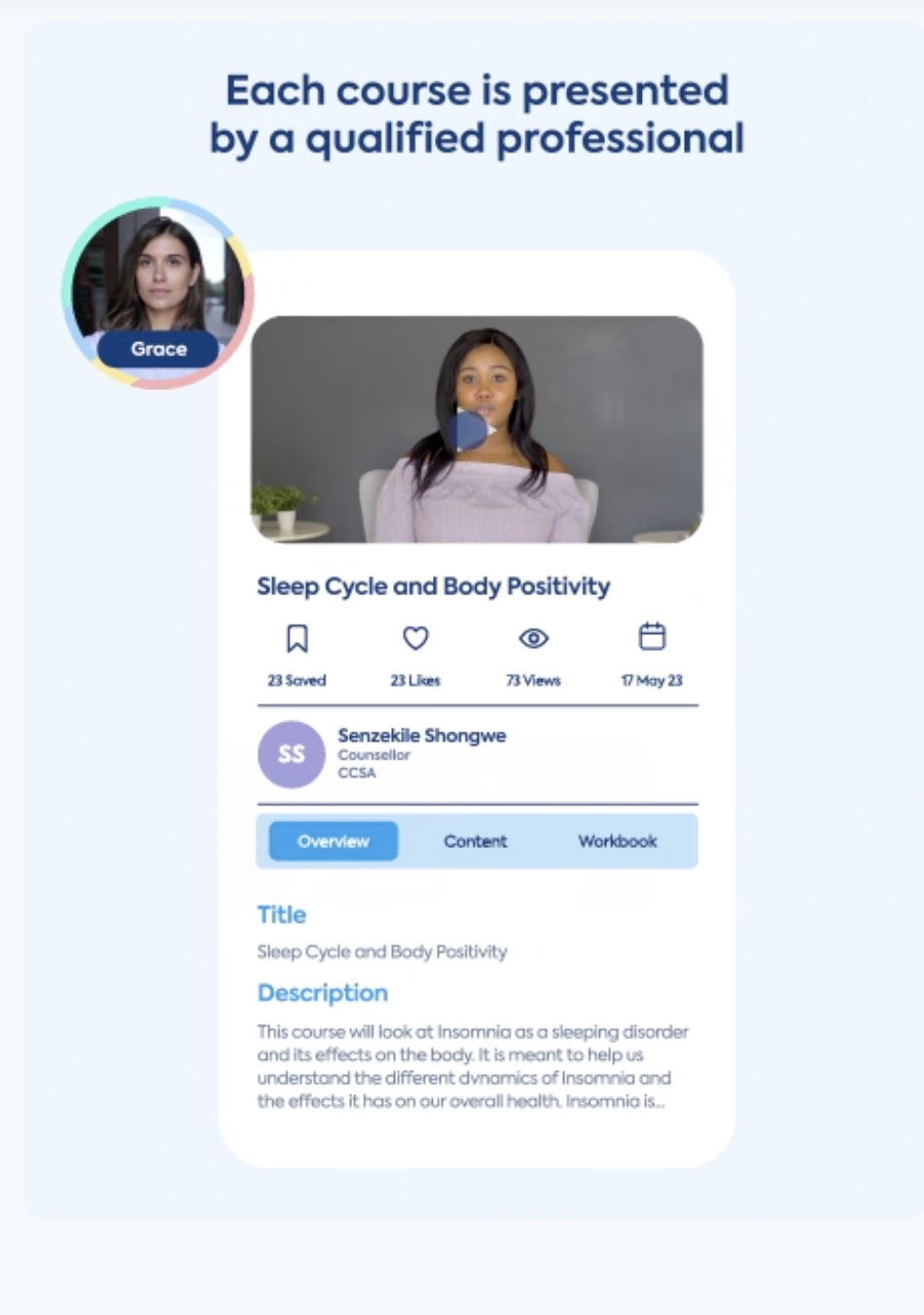 A screenshot of the Plumm Health site.