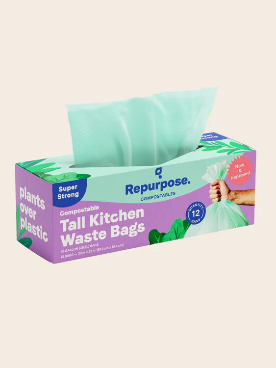 repurpose compostables zero waste trash bags