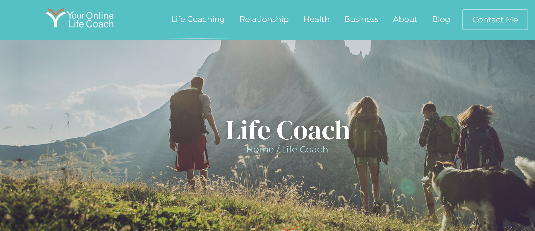 A screenshot of Your Online Life Coach.