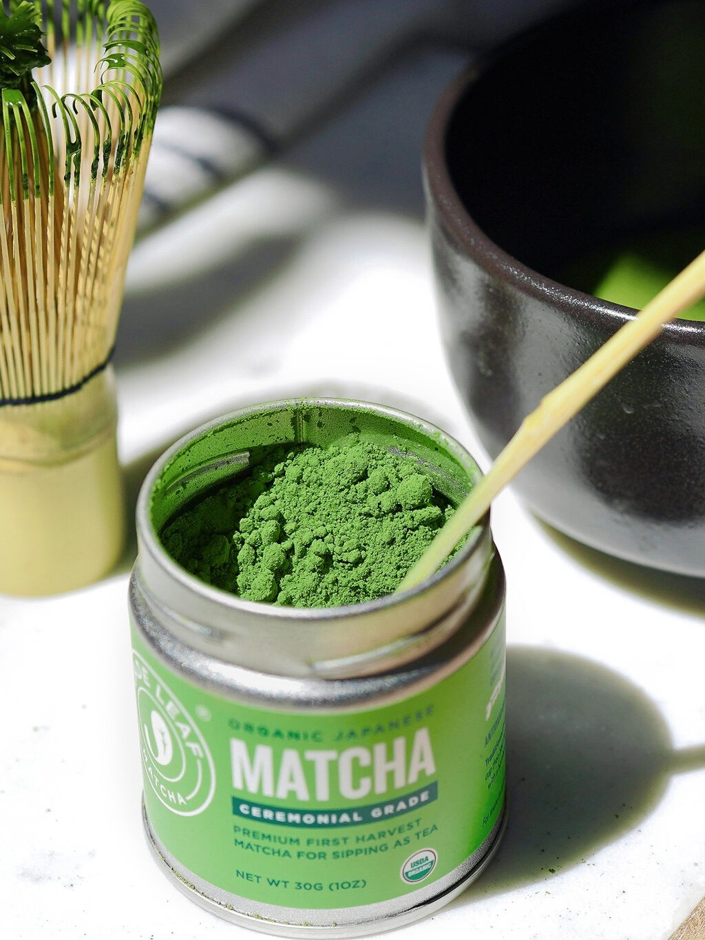 Matcha tea from Jade Leaf