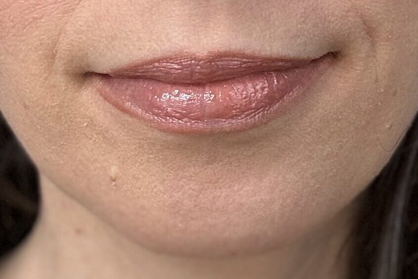A close up of a woman's lips.