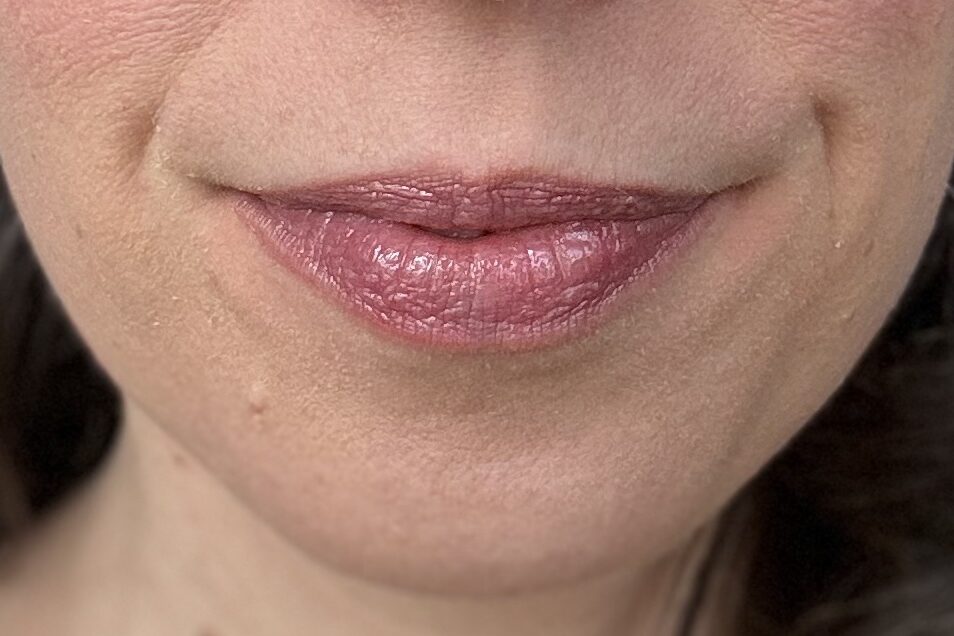 A close up of a woman's lips.