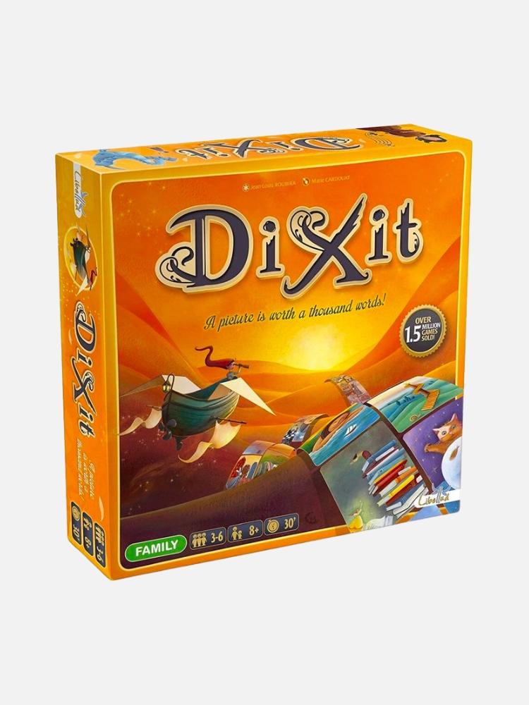 Dixit game packaging.