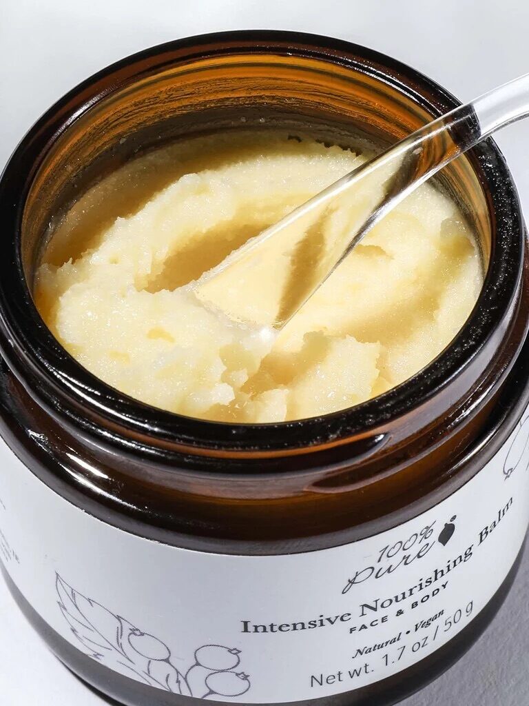 Close up of 100% Pure's Body Butter.