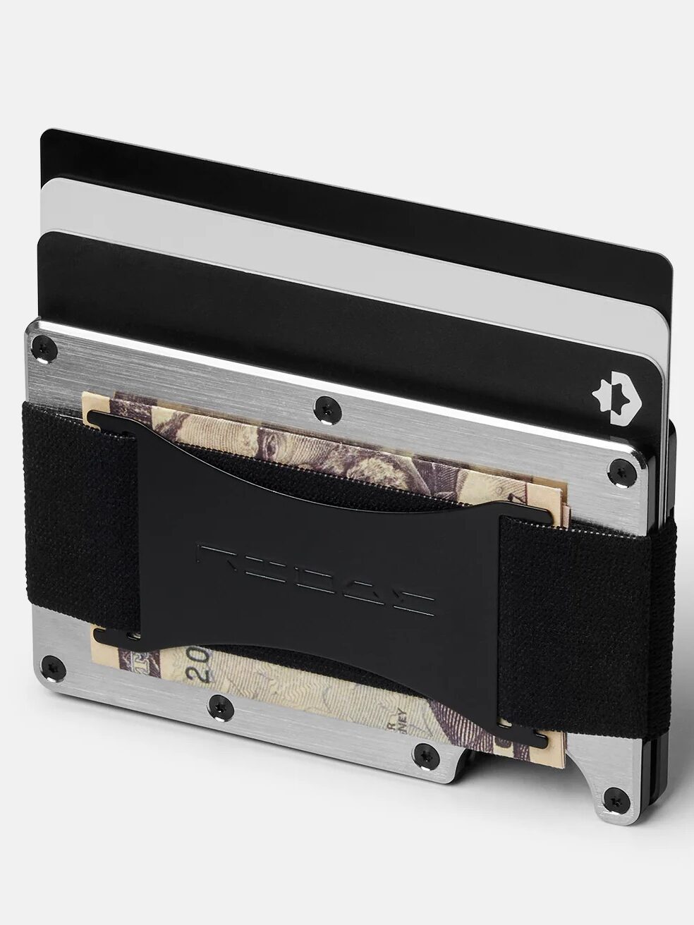 Close up of a Ridge wallet.