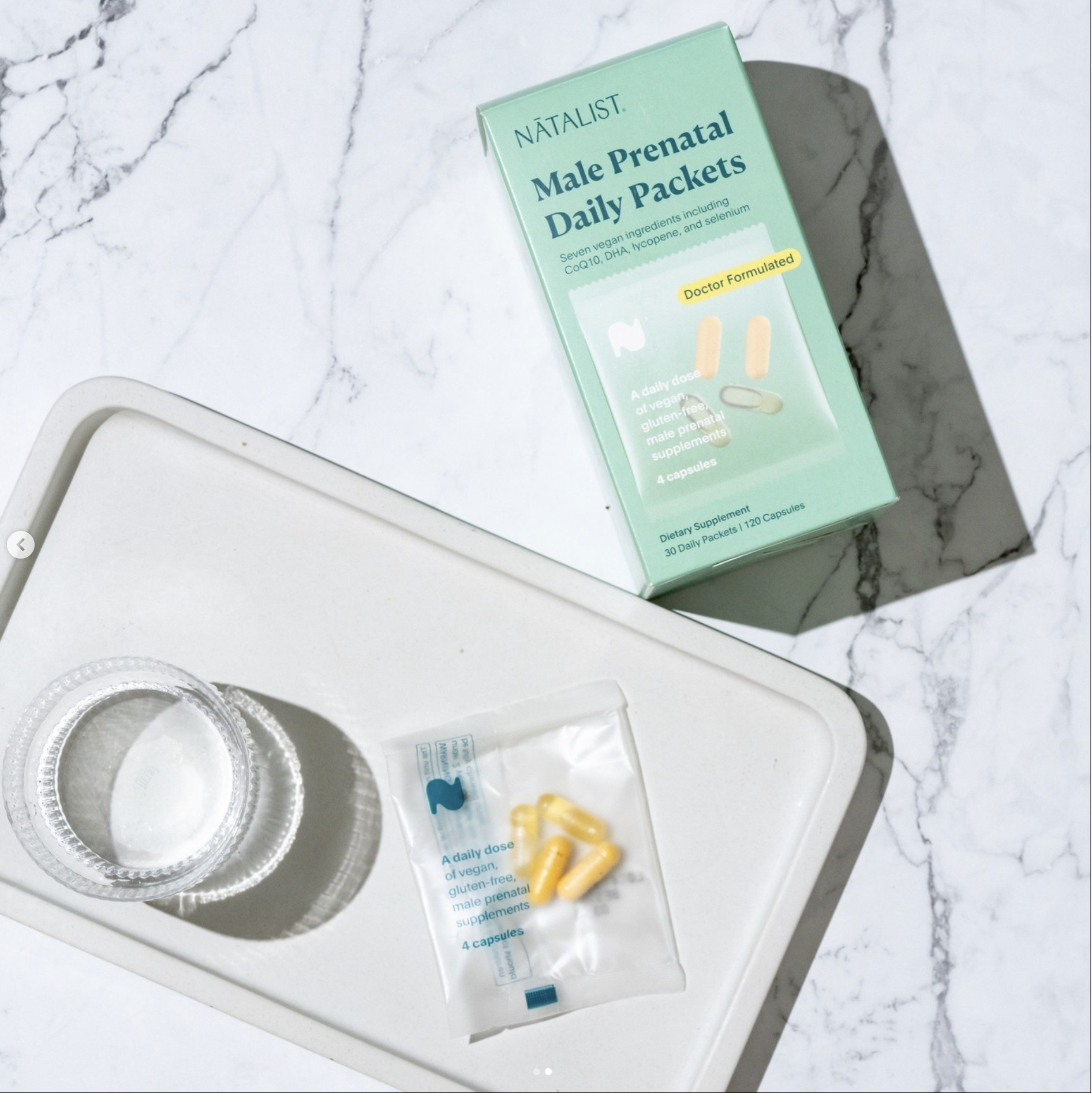 Natalist Male Prenatal Daily Packets. 